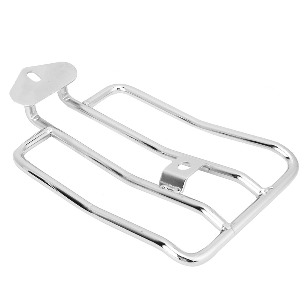 Motorcycle Rear Luggage Rack Carrier Support Fits For Xl883/1200 X48 Modified Parts(Silver) Silver 4401324538365