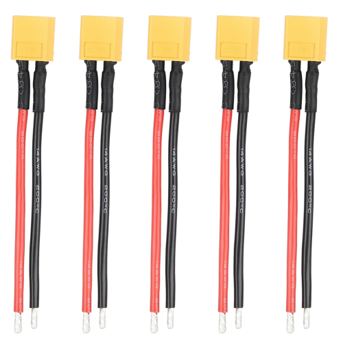 XT60 Male Cables Power Extension Cables Lithium Battery Cables 1