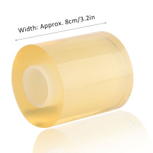 8cm Anti Static Clear Protective Film Watch Clock Jewelry Protector Tape