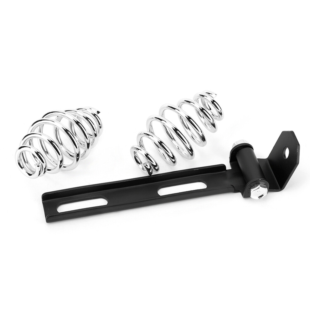 Stainless Steel Motorcycle Seat Saddle Springs Bracket Set Fit For Bobber 6951324538837