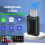 2 in 1 Wired To Wireless CarPlay Adapter Android Auto TV Box Adapter 4