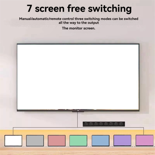 7-poorts - compatibele 2.0-switch 4K@60Hz, HDR-ondersteuning (EU) 2