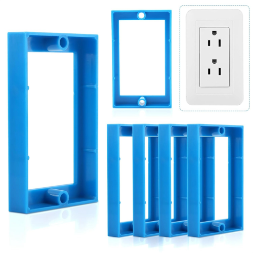 Conjunto de 6 Extensores de Caixa de Tomada Simples de 1/2 polegada 2