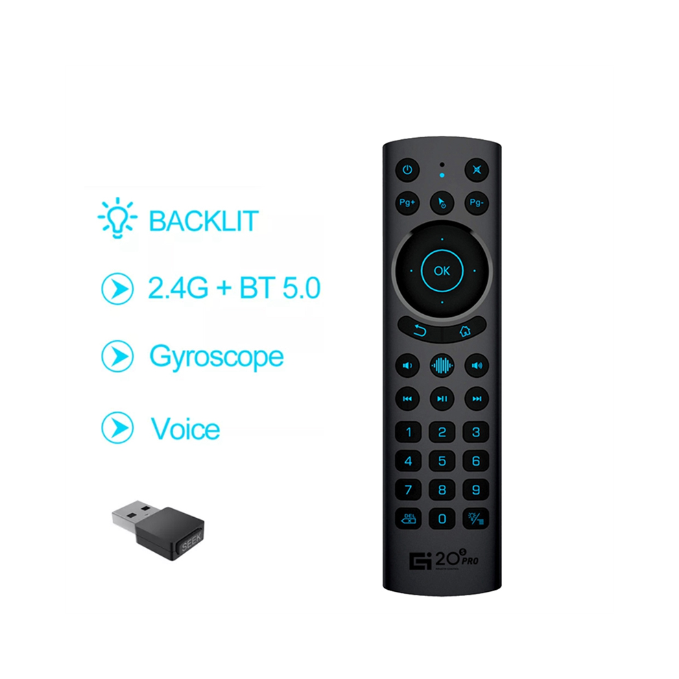 G20s Pro Bt5.0 2.4G Wireless Smart Voice Air Mouse 4851814504316