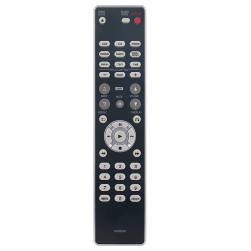 RC002CD Remote Control Replacement for Disc CD Player