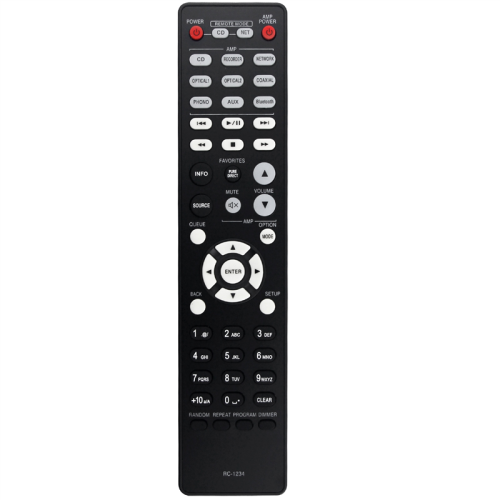 RC-1234 Ersatzfernbedienung für Compact Disc Player DCD600NE