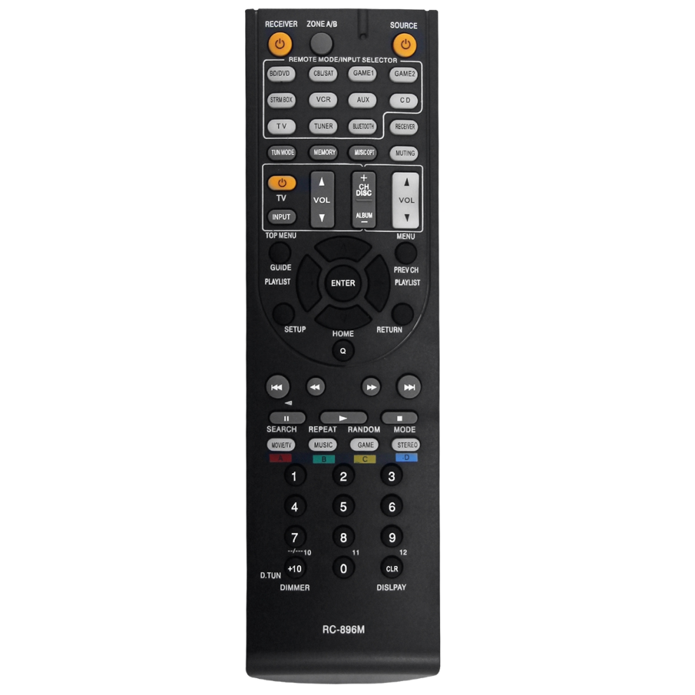 Rcâ896M Av Receiver Remote Control Replace For Rc-737M Rc-801M 4851814507805