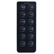 Controle remoto RC10A1 de substituição para o sistema de alto-falantes B3 Sound.