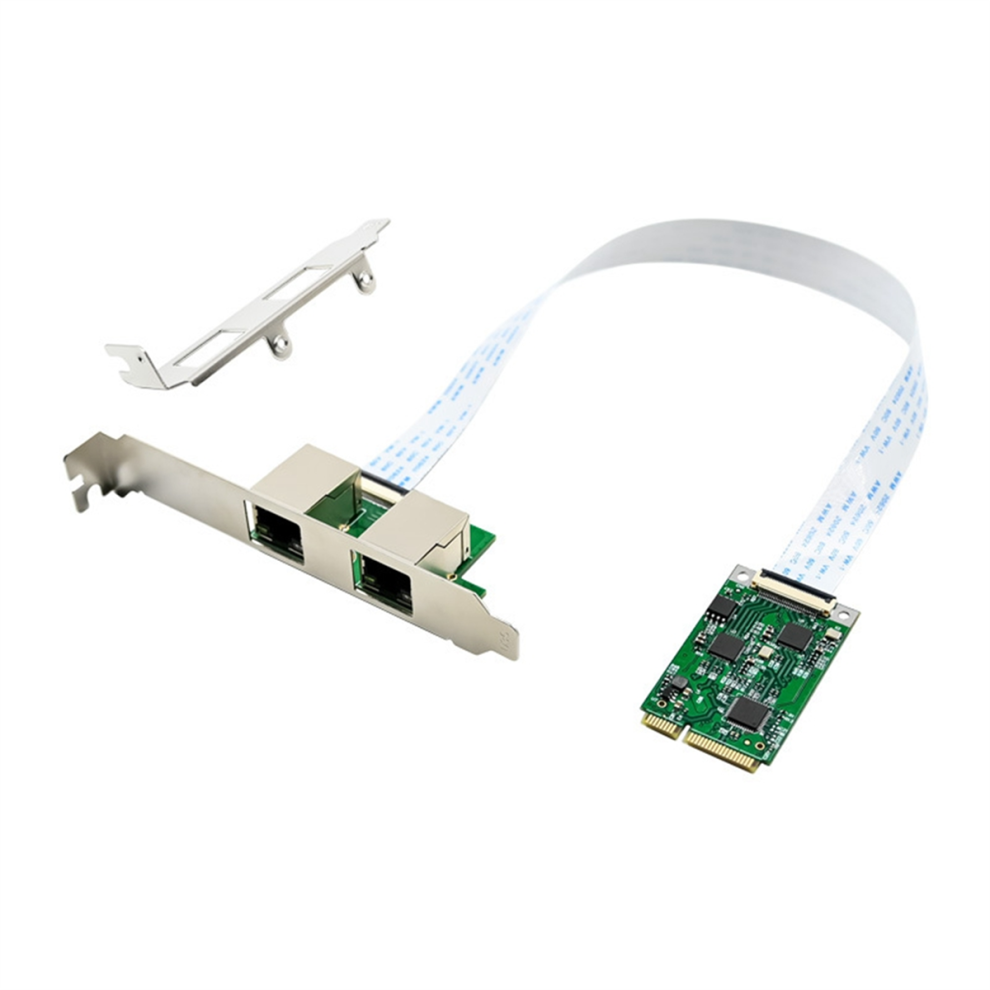 Minipcie Dual Rj45 Port 2.5G Gigabit Ethernet Network Card 4851814505764