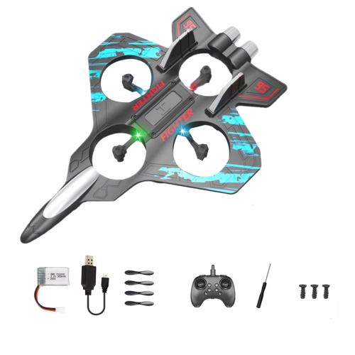 RC Plane 2.4G Remote Control Aircraft Flying Toy Kids Gift Blue