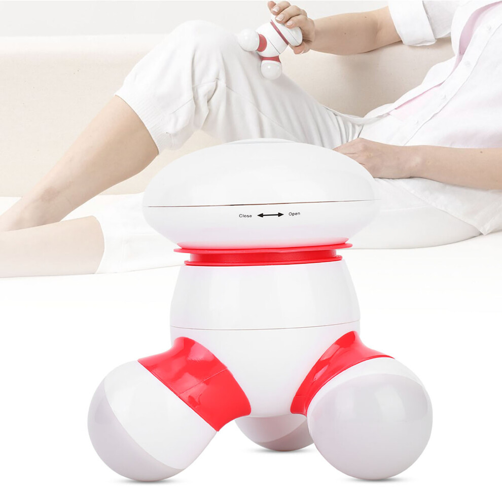 Electronic USB Handheld Mini Body Massager Gentle Vibration Massager with LED Light