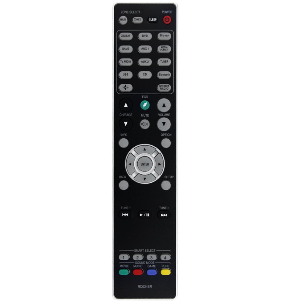 Replace Rc034sr Remote Control For Av Receiver Rc034sr 4851814511246