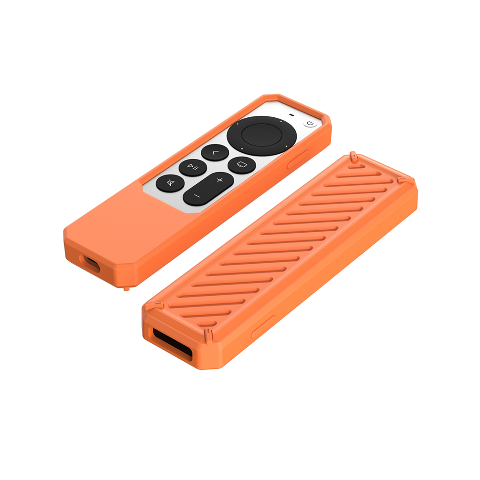 Silicone Remote Protective Case For -Tv 4K Remote 2021, Orange 4851814514308