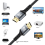 Ultra HD-kabel Multifunctionele HDTV 8K-compatibel 2.1 48 Gbps 6