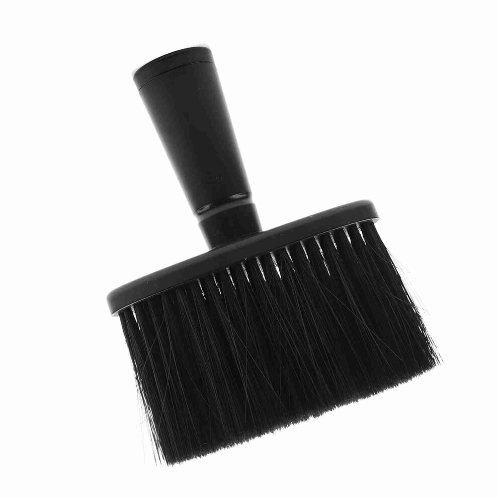 Portable Neck Face Hair Remover Brush Hair Dust Cleaning Sweeping Brush (Black)