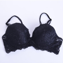(black, 40D) Women Lace Push Up Bra Top Cups Clothing Lingerie Sexy Plus Size Bra