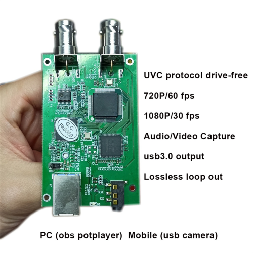 AHD CVBS CVI TVI naar USB-videoconverter AHD-video-opnamekaartmodule 1