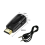 Adaptador VGA compatível com conversor de áudio HD 1080p, preto. 6