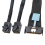 0,8 m serveradapterkabel Slimesas MCIO 8I naar 2xSFF-8643 MINISAS 1