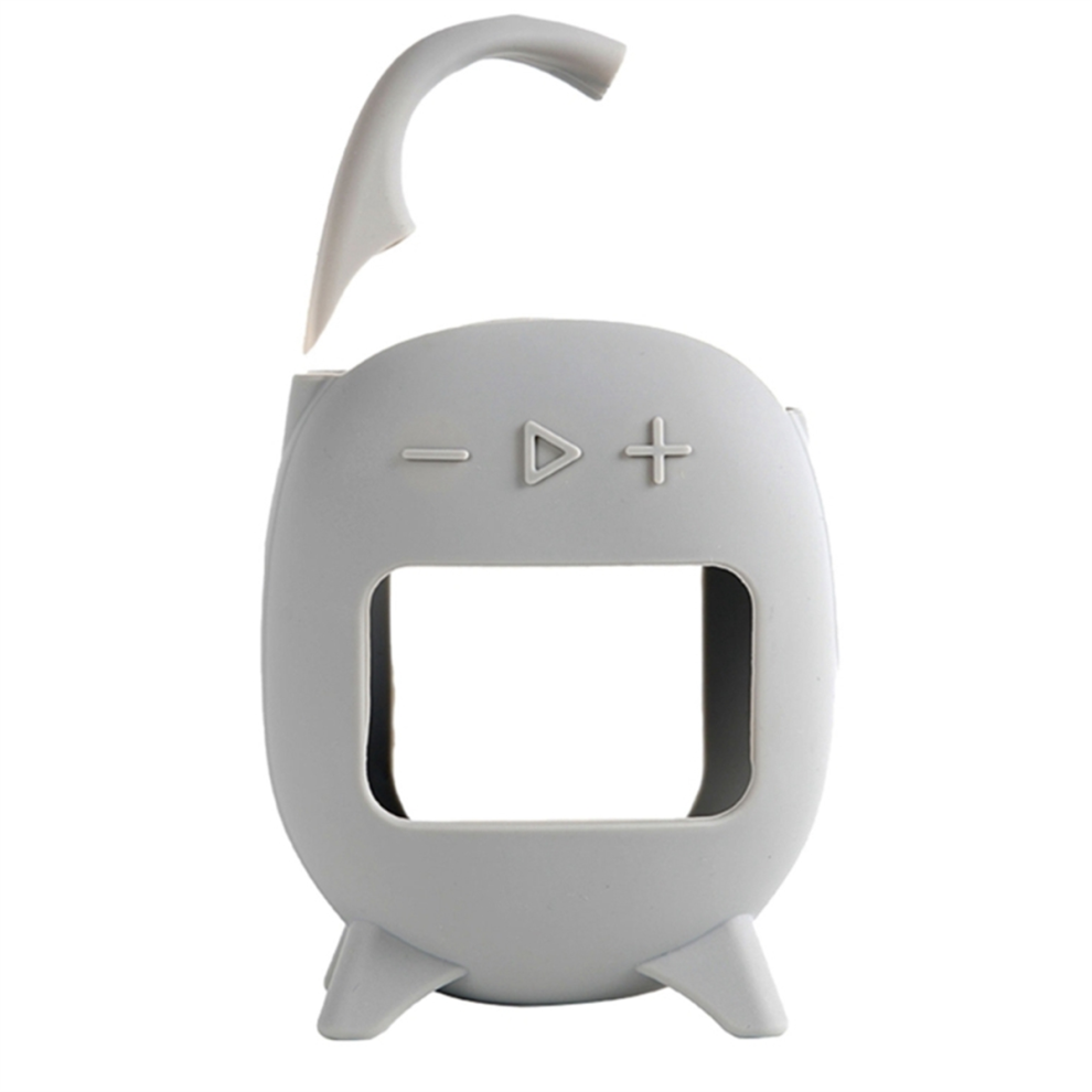 Silicone Case Cover For Clip 5 Bluetooth-Compatible Speaker White 4851814520880