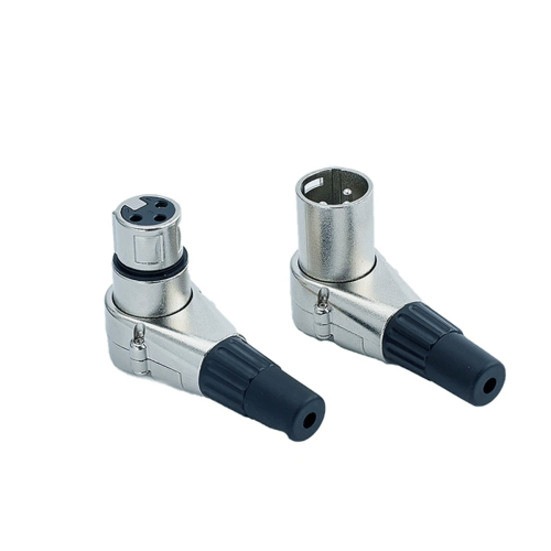 1 par de conectores de cable de audio XLR de 3 pines macho y hembra para micrófono 2