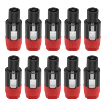 4Pin NL4FC luidsprekerconnector Ohm-stekker luidspreker audiokabeladapter, B