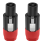 4Pin NL4FC luidsprekerconnector Ohm-stekker luidspreker audiokabeladapter, B 6