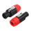 4Pin NL4FC luidsprekerconnector Ohm-stekker luidspreker audiokabeladapter, B 2