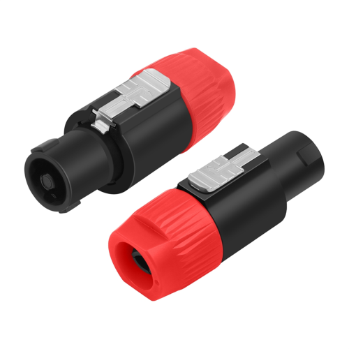 4Pin NL4FC luidsprekerconnector Ohm-stekker luidspreker audiokabeladapter, B 1