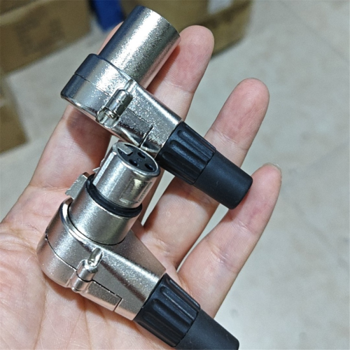 1 par de conectores de cable de audio XLR de 3 pines macho y hembra para micrófono