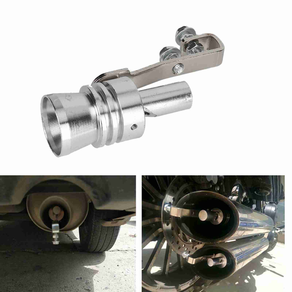Trumpet Type Universal Exhaust Pipe Pressure Relief Valve Simulator Whistle Sound (Xl) 6951324542148
