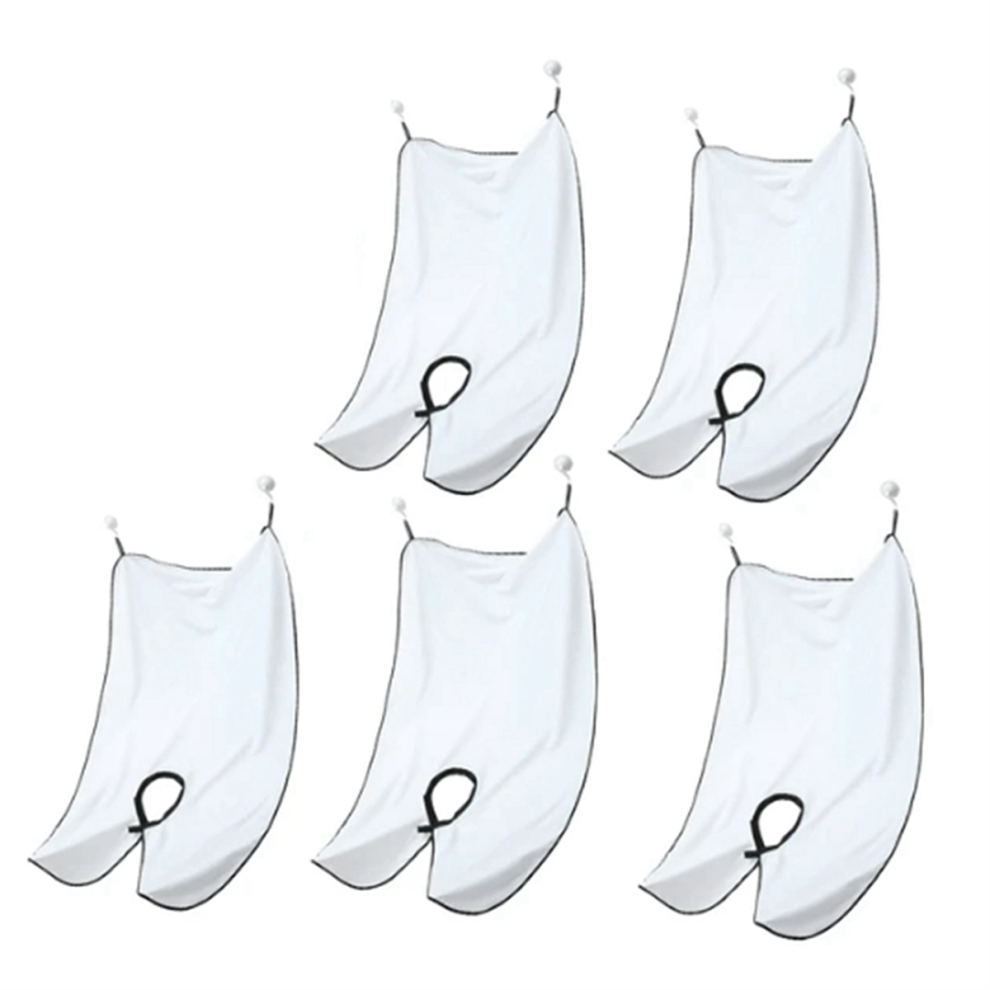 5PCS-Shaving Apron,Beard Hair Catcher B
