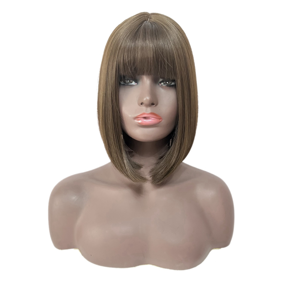 Unisex Short Straight Synthetic Bob Wigs