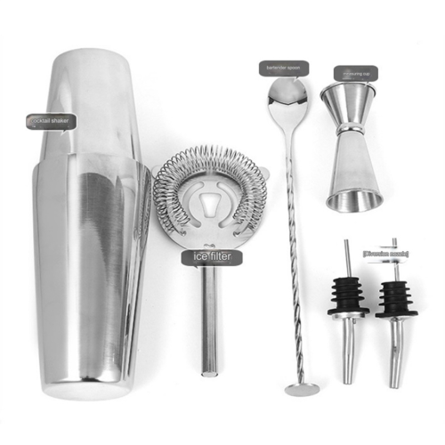 Cocktail Shaker Set With Cocktail Recipe, Bartending Kit Bar Tools 1