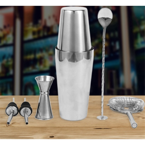 Cocktail Shaker Set With Cocktail Recipe, Bartending Kit Bar Tools 2