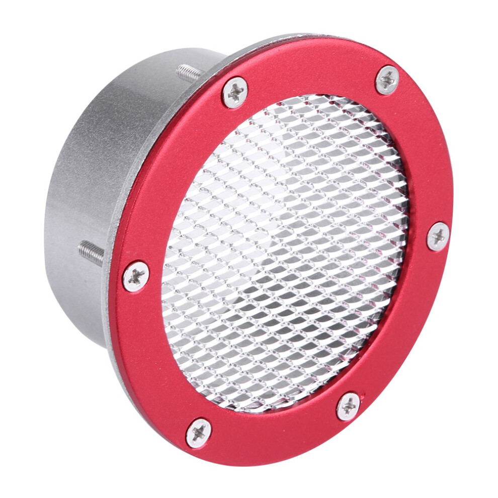 Universal Car Racing Air Duct Grille Bumper Vent Inlet For Cold Air Intake (Red) Red 4991324542542