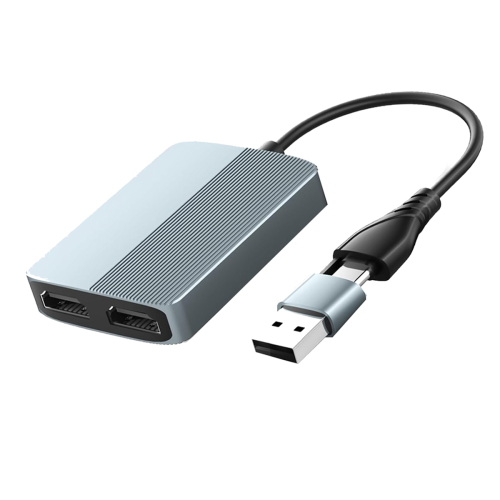 Adaptateur USB 3.0 vers double sortie compatible pour 2 moniteurs
