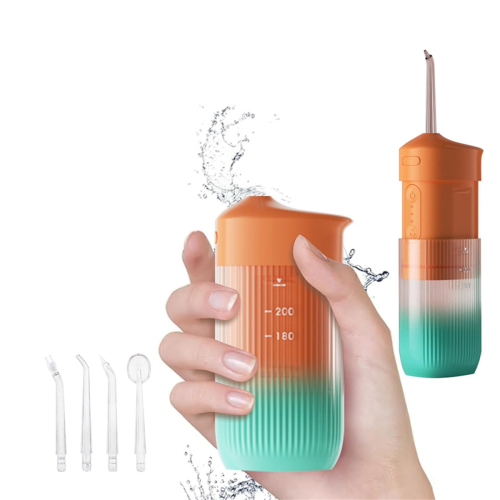Portatile per denti Mini piccolo arancione 1