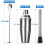 5-delat cocktailshakerset, shaker, sil, jigger 5