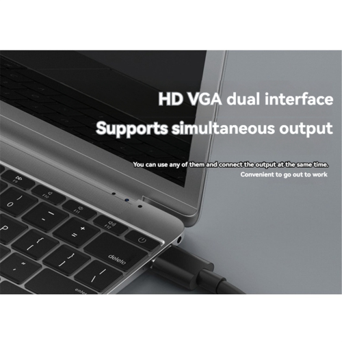 USB 3.0 naar -compatibele VGA-adapter HD-videoconverter Sync-uitgang 1