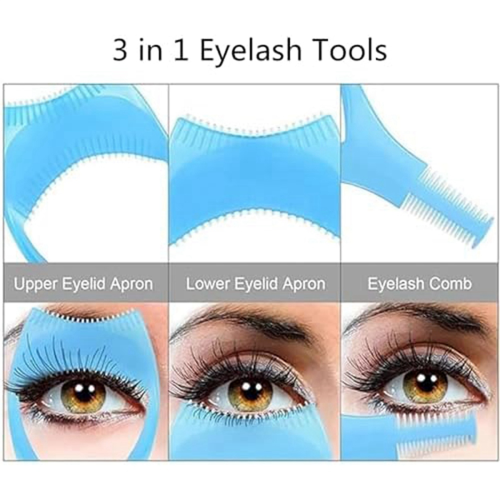 Eyelashes Tools Mascara Shield Applicator ,Blue 2