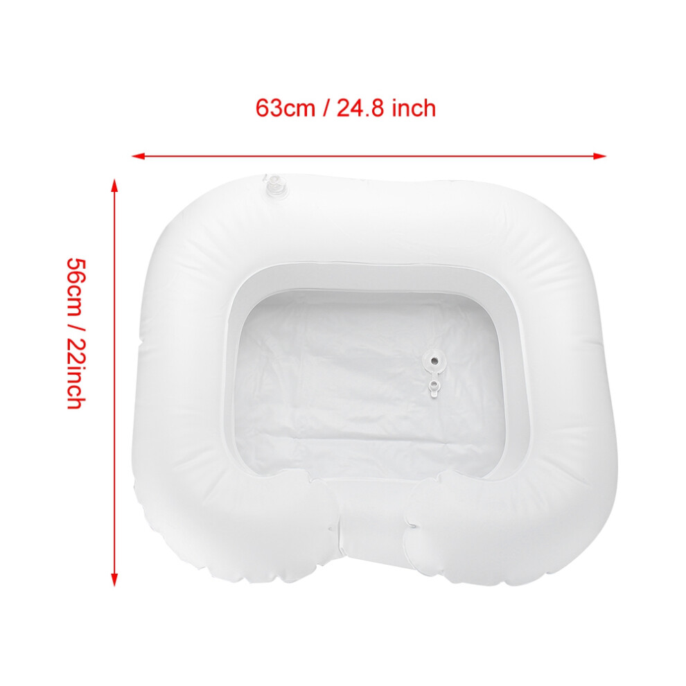 Inflatable PVC Hair Washing Basin Portable Shampoo Hair Basins for Pregnant Disabled