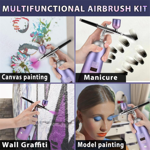 Airbrush Kit for Nails 32PSI Air Brush Kit for Makeup,Painting,Model 2