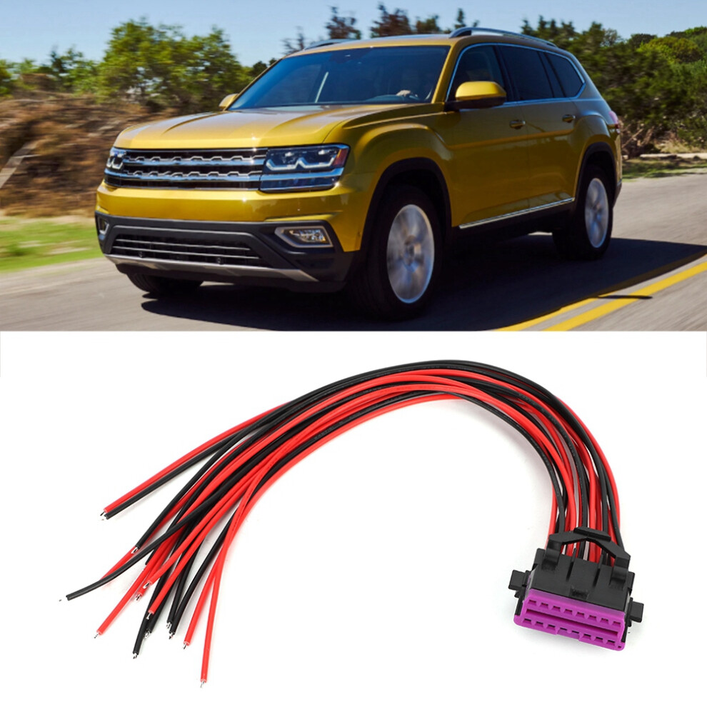 Obd2 16Pin Male Connector Adapter Opening Female Cable For Extension Adapter 7671324543462