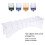 Limit Comb Storage Box Hair Clipper Positioning Caliper Comb Organizer Case10 Slots 10