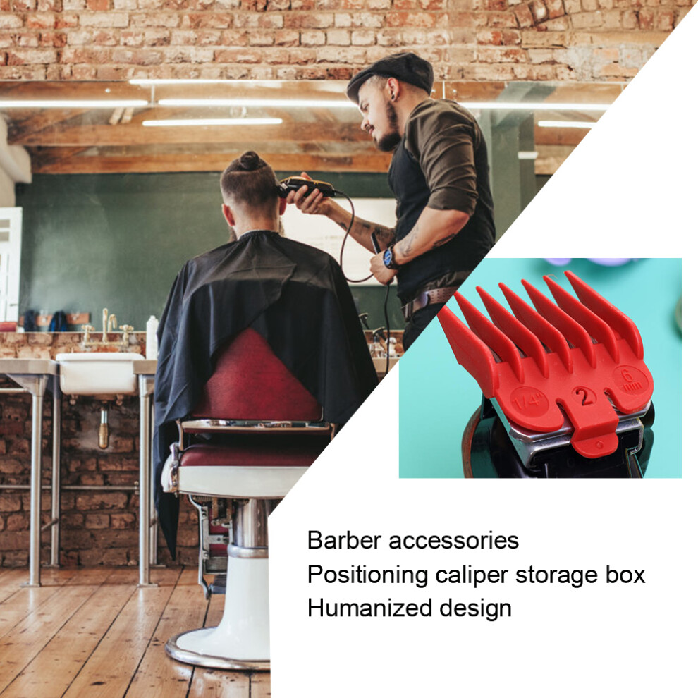 Limit Comb Storage Box Hair Clipper Positioning Caliper Comb Organizer Case10 Slots