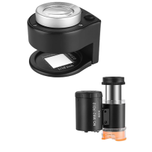 Loupe grossissante 30x et mini-microscope grossissant 60x