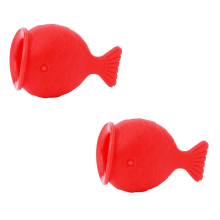 pezzi dispositivo per labbra in silicone a forma di pesce