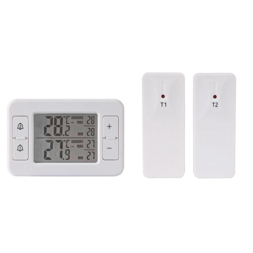 Draadloze thermometer met LCD-scherm en digitaal alarm