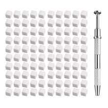100 éponges douces pour nail art, outils de tamponnage à dégradé